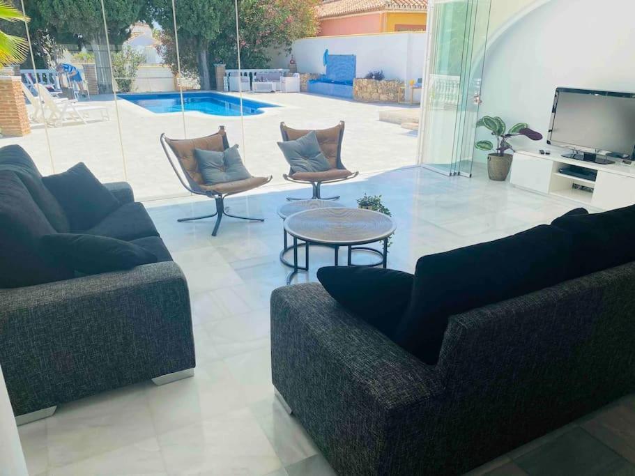 Sunny Villa Mijas With Large Pool Free Parking Málaga Exterior foto